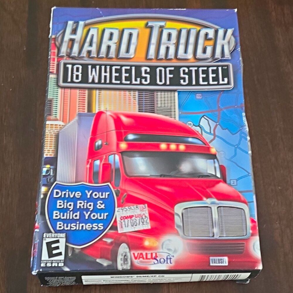 ValuSoft Hard Truck: 18 Wheels of Steel PC Simulation. Sealed no shrink wrap!